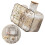 Waterproof Plastic Cosmetic Pad Holder Storage-Silver 3