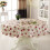 User Friendly PVC Tablecloth Round Table Cover-90 90 Brilliant 4