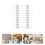 30Pcs Iron Lampshade Spring Clips Silver Lamp Shade Support Buckles 5