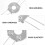 30Pcs Iron Lampshade Spring Clips Silver Lamp Shade Support Buckles 8