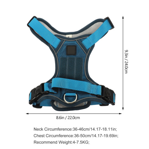 Reflective Pet Harness Oxford Cloth Multi 1pcs 1