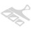 Unbranded  4 Pcs Charcuterie Board Handle Template Cutting Mold 6