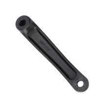 Bike Crank Diagonal Agujero Cuadrado Biela Izquierda Negro