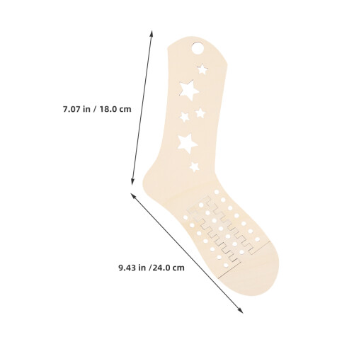 6 Unidades Ajustables De Madera Para Calcetines 1