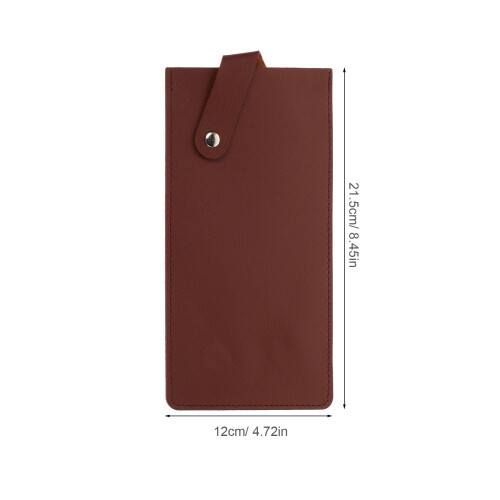 Funda De Cuero Pu Para Cuchillo Cocina, Protector Impermeable Ancho 1