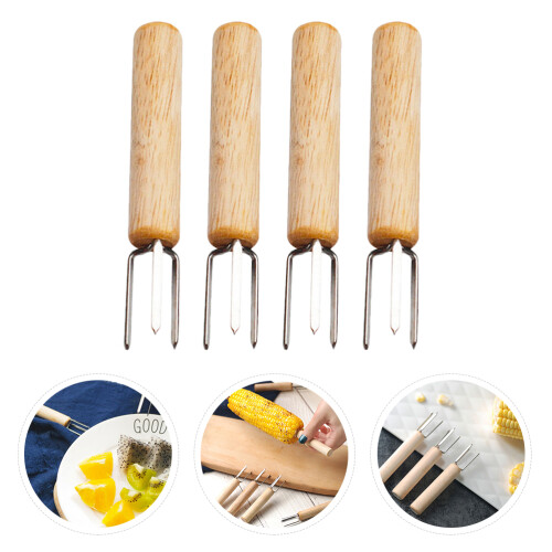 4 Unidades Inoxidable con para Brochetas 2