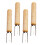 4 Unidades Inoxidable con para Brochetas 4