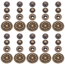 20 Unidades Hebillas Botón Zinc Dibujos