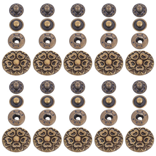 20 Unidades Hebillas Botón Zinc Dibujos