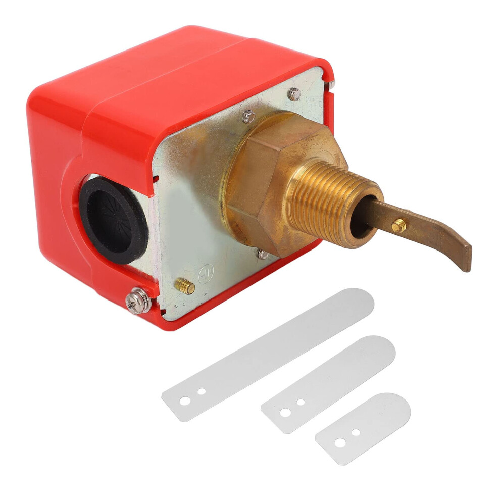 Water Flow Switch Paddle Control Brass Flow Switch With Spdt Contacts 15A 220Vac For Central Air Conditioning 9067246455729