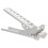 1 Pinza Para Sartén Y Olla Ajustable Manual Plateada 8