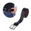 Cinturón Cuero Pu Pasador Hueca Negro 6