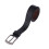 Cinturón Cuero Pu Pasador Hueca Negro 7
