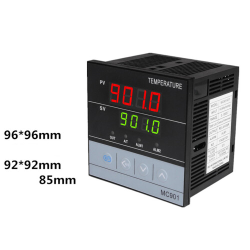 Controlador Digital De Temperatura Con Termostato Y Sensor K 1