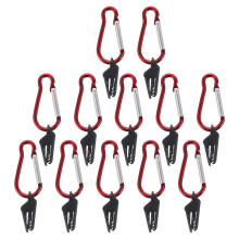 12 Sets Outdoor Canopy Tent Windproof Tarpaulin Clips