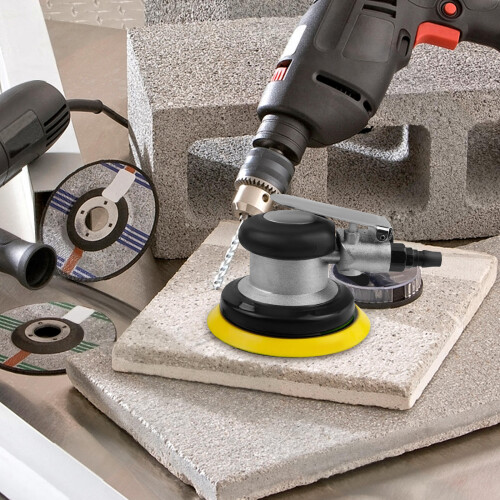 Pulidora Orbital Neumática De Mano Para Madera Y 2