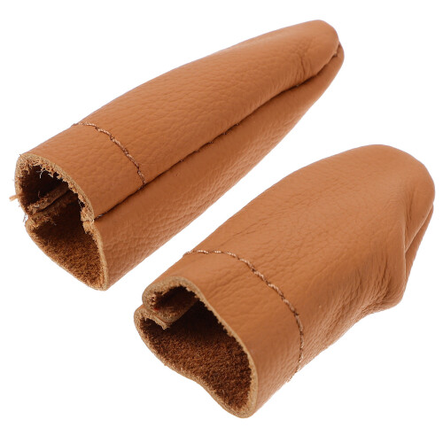 2 Unidades Protector De Cuero Para Dedos De Piel 1