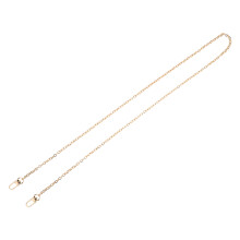 Women Metal Chain Strap With Buckles For Handbags Light Golden