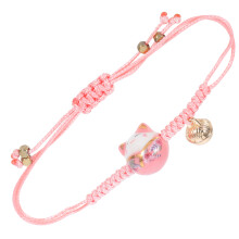1 De Trenzada A Mano Para Niños (Rosa)