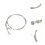Durable Stainless Steel Automobile Throttle Cable For 97-07 Engine 4