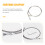 Durable Stainless Steel Automobile Throttle Cable For 97-07 Engine 11