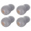 4 Unidades Punta Auricular Para Estetoscopio Tapones 3