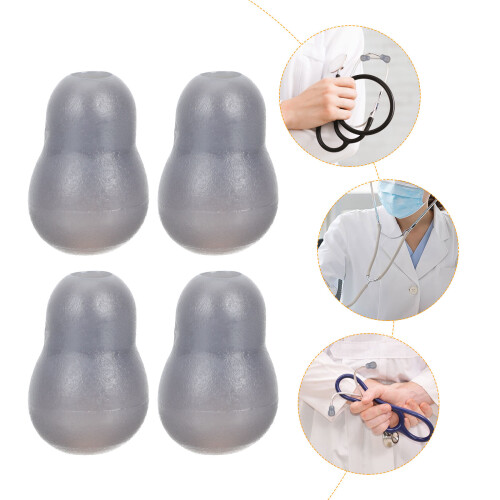 4 Unidades Punta Auricular Para Estetoscopio Tapones 1