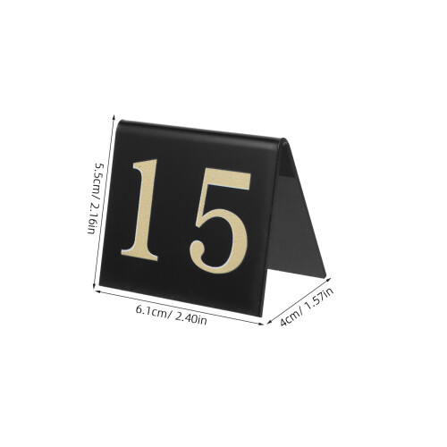 15 Pièces Marqueurs De Table Multifonction En Forme De V 2