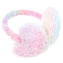 Blue Winter Ear Warmers Women Plush Ear Muffs for Cold Weather
