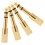 4Pcs Copper Headphone Adapter Stereo Audio Jack Adapter for Home Use 1