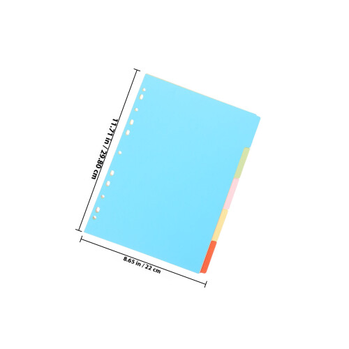 Separatori Indice Per Raccoglitori Notebook Colorati 1