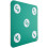 in Gomma Con Design Appeso Verde 8