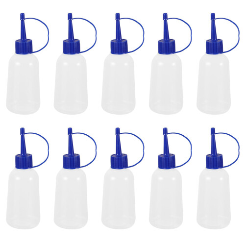 10 Pièces Bouteilles Applicateur De Colle À Embout