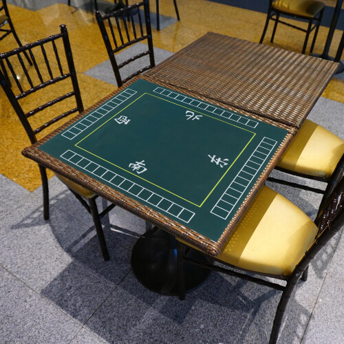De Table Pour Mah-Jongg Et Domino Vert Épais 1