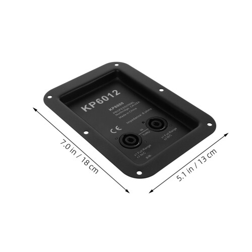 2Pz Speaker Nero in Ferro Per Uso Audio 2