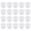 50 Pièces 40 Ml Doseurs En Plastique Couvercles 9