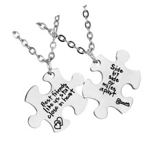 1 Set Colliers Meilleures Chic, Puzzle, Pour