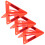 3 Pièces Triangle Pliant Réfléchissant Pour Urgence 5