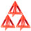 3 Pièces Triangle Pliant Réfléchissant Pour Urgence 6