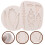 2Pcs White Silicone Leaf Molds for Cake Baking DIY Candy Chocolate 4
