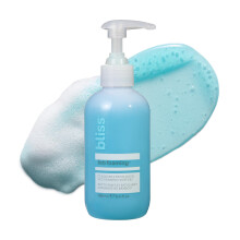 Bliss Fab Skummende 2-i-1 Rense- og Peelingprodukt med Bambusbuffer - 6.4 Fl Oz - Oliefri Gel Ansigtsvask
