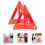 3 Pièces Triangle Pliant Réfléchissant Urgence Route 10