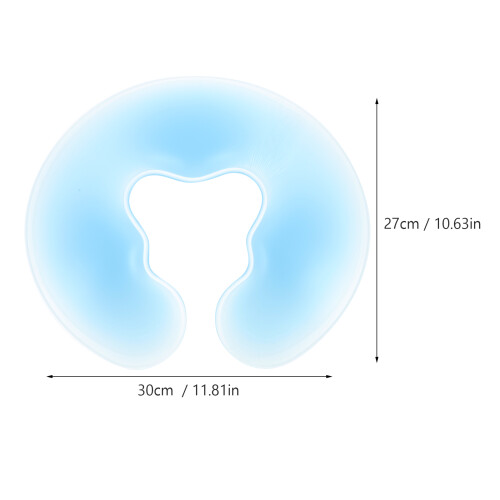 Spa Salon Coussin Ventral En Forme U Lavable Réutilisable En Silicone 1