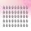 110Pcs Silver Screwback Cone Spikes Studs for Shoe Replacement 5
