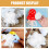 Sac De Garnissage En Coton PP Haute Pour Bricolage 8