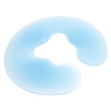 Spa Salon Coussin Ventral En Forme U Lavable Réutilisable Silicone