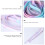 2Pair Colorful Gradient Athletic Shoe Laces Flat Stretch Shoe Strings 9