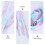 2Pair Colorful Gradient Athletic Shoe Laces Flat Stretch Shoe Strings 2