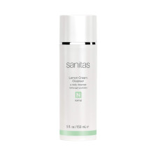 Sanitas Soins Lemon Cream Cleanser, Nettoyant Enrichissant, Vitamine C, E, Huile de Jojoba, 5 Onces