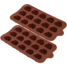 2St Chocolade Silicone Mallen Non-Stick Bakvormen Voor Thuisbakken